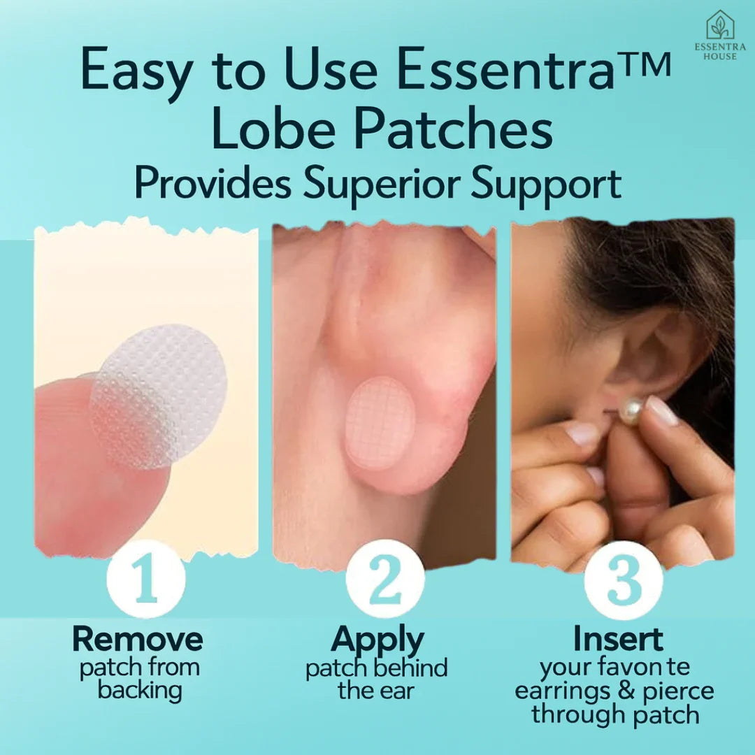 Premium Earlobe Support Patches (100 PCS)